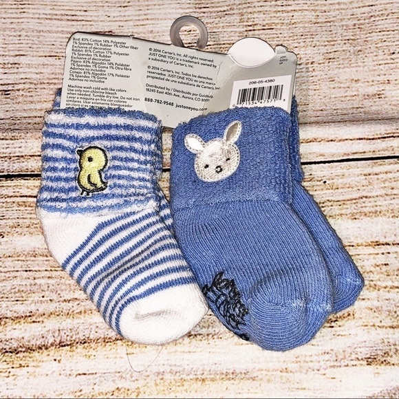 NWT Carter’s “My First Easter” No Slip Socks Size 6-12 Months - Picture 5 of 5